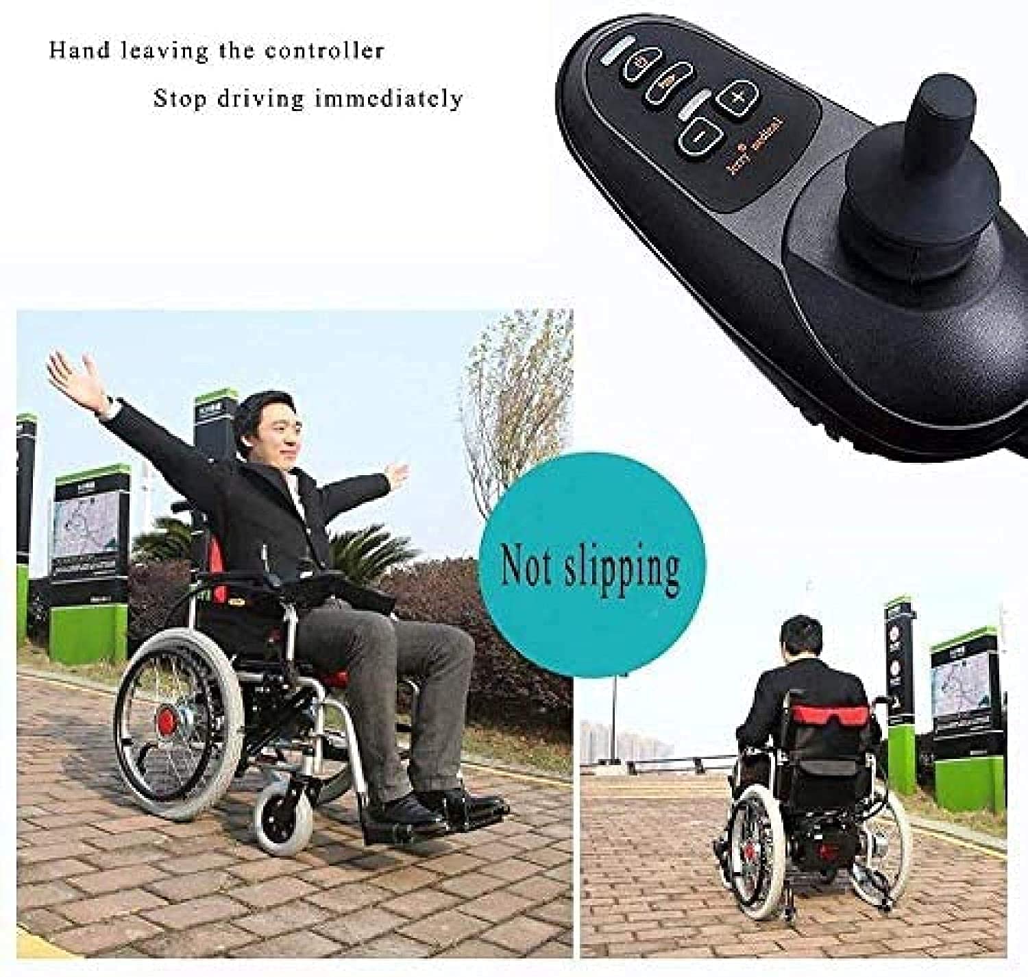Amazon.co.jp: 長距離軽量電動車椅子 - リモコンパワー車椅子
