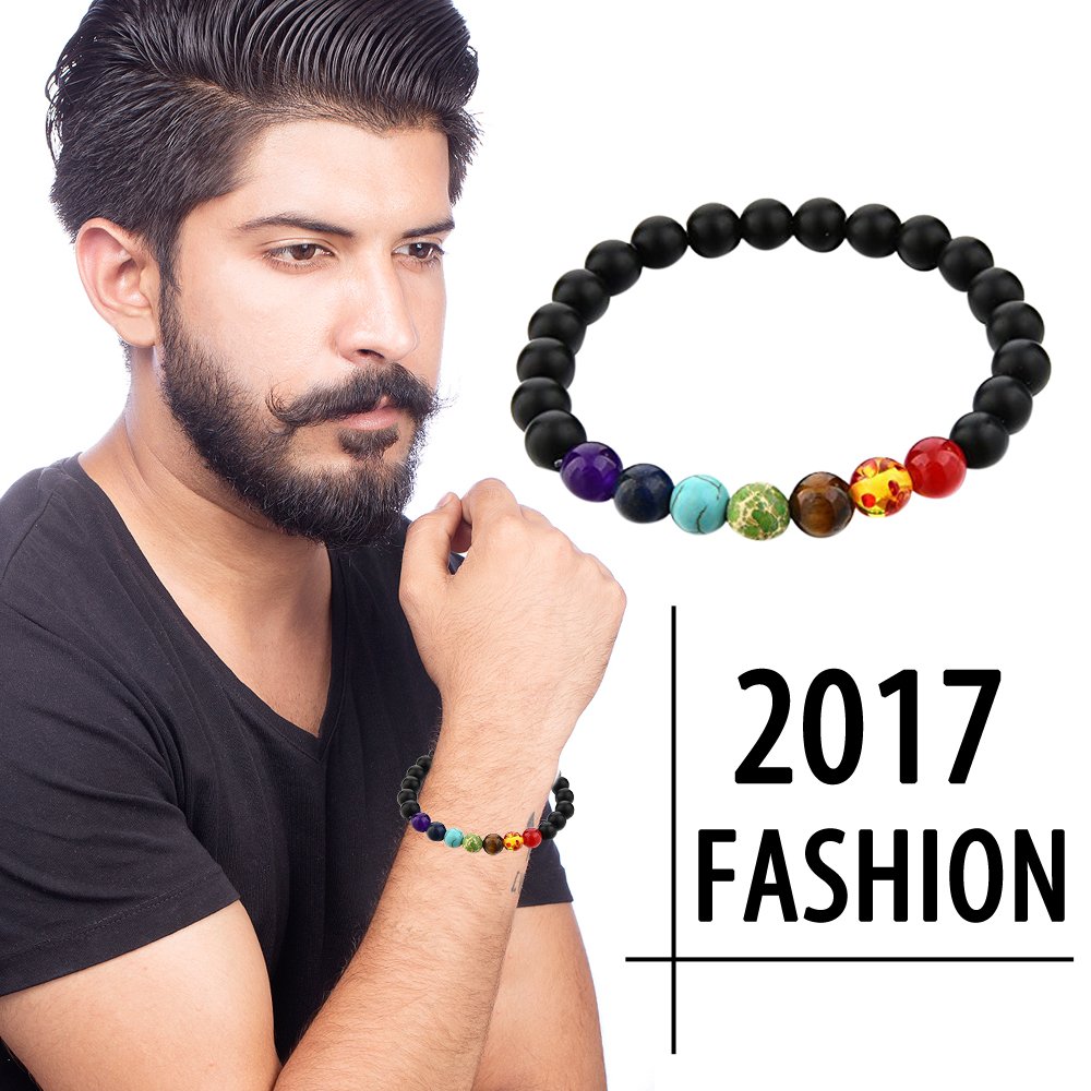 Luxuria Crystal & Onyx Stones Bracelet Jewellery