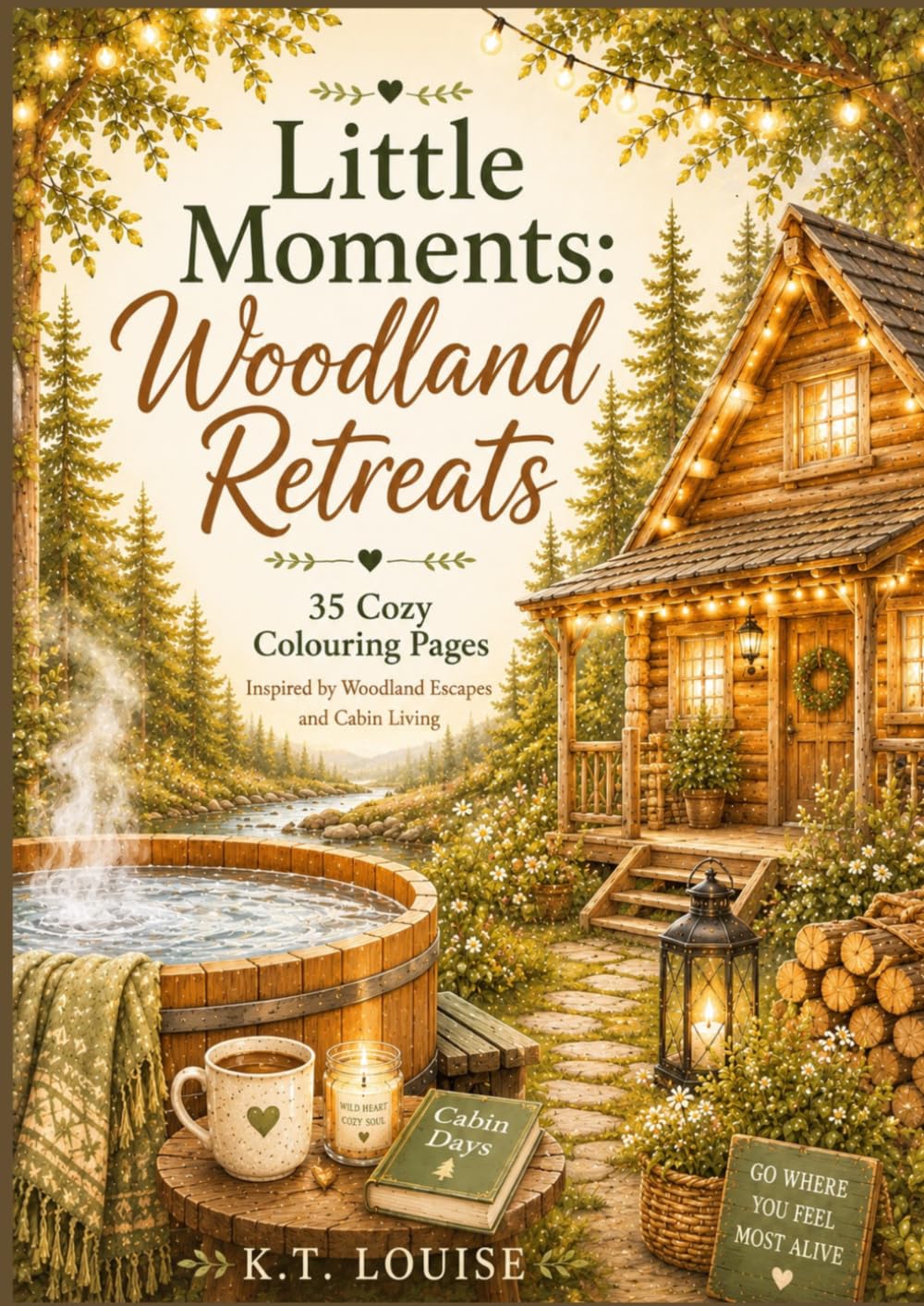 Little Moments: Woodland Retreat: Colouring Book