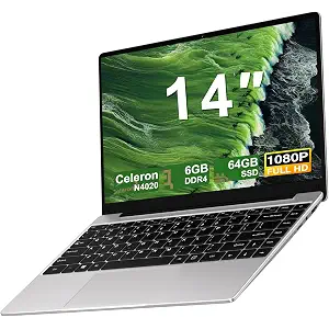 NOTODD Ordenador Portátil Win11 Pro Celeron N4020 Portátil 14 Pulgadas