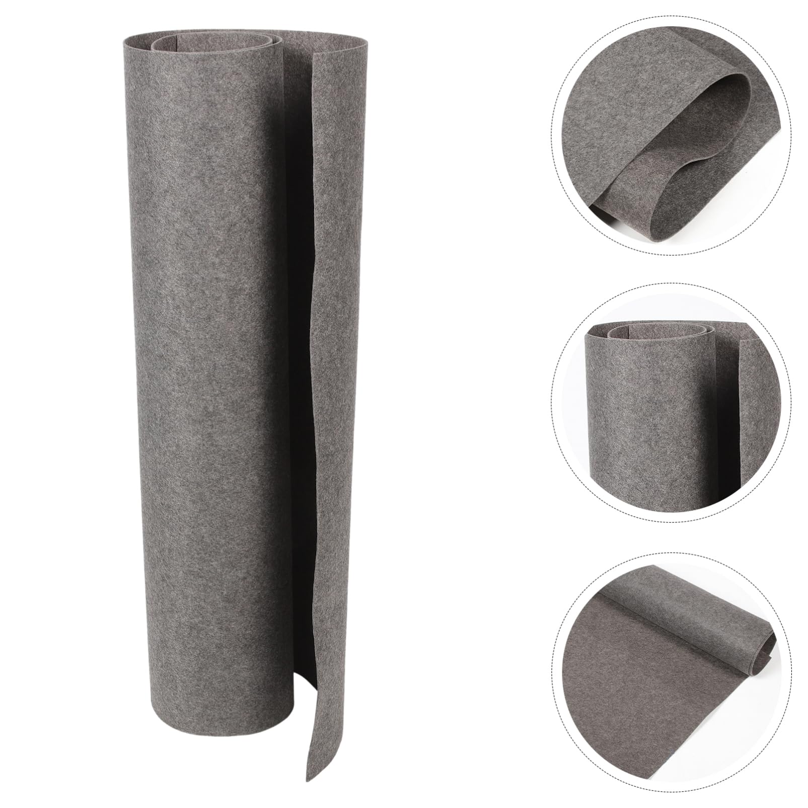 ibasenice Grand Tapis de Sol en Feutre Noir Antidérapant et Résistant à l'usure pour Entretien Automobile et Garage, Tapis Absorbant Huile sous Voiture Pratique et Solide