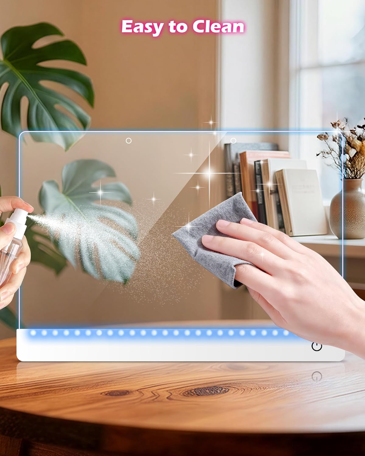 Rechargeable LED Drawing Board for Kids - 17" Flicker-Free Glow Doodle Drawing Pad with 11-Color Light Modes, Soft Light Dry Erase Note Board with Stand, Hanging Chain, 12 Markers, Gifts for Kids