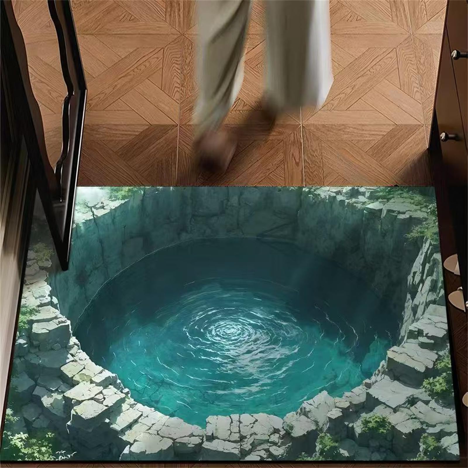 Tapis d'entrée 3D pour sublimer la chambre ou le salon moderne