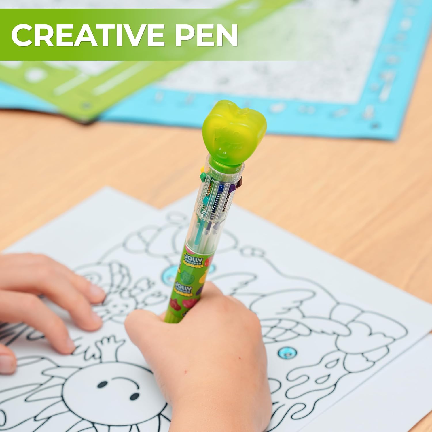 ABG Accessories Novelty Candy & Snack Brand Multi Color Pens, Kids Party Favors, Cute Ballpoint Pen, Fun, Icee, Cheetos, Eggo, CheezIt & more 2 pack image 4