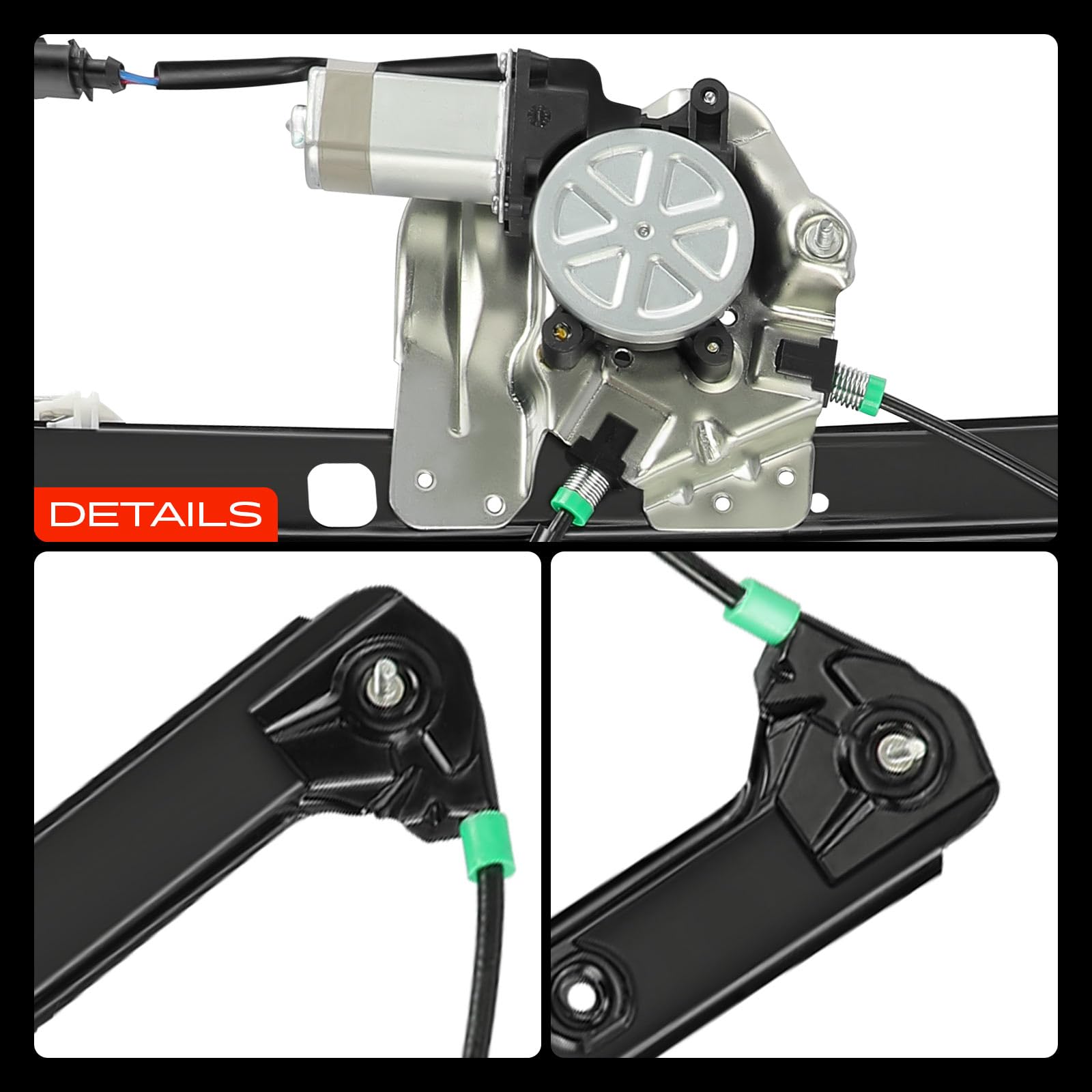 Paire Clips Réparation Lève-Vitre BMW X5 E53 - 51338254781 Avant Gauche Droite