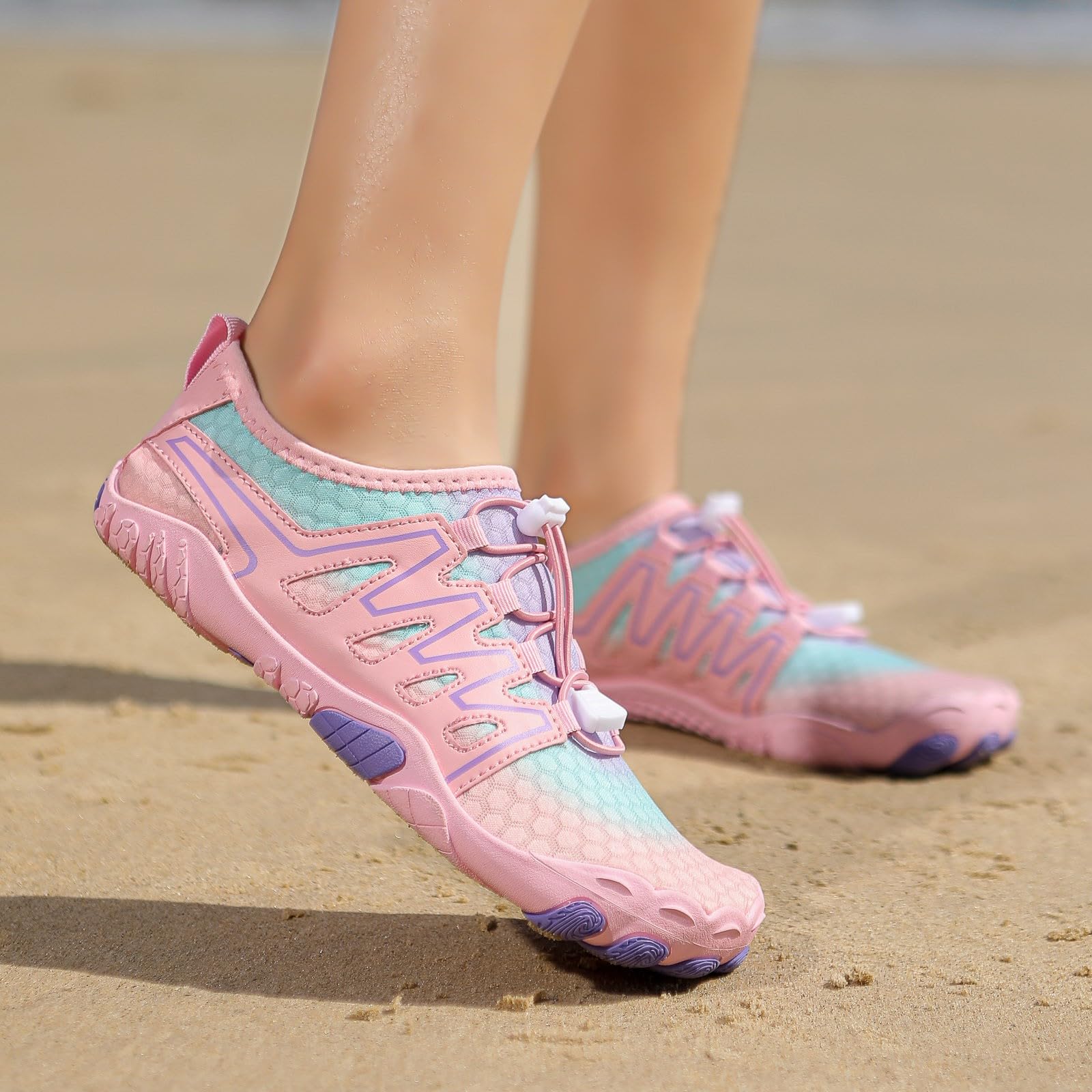 Générique Wasserschuhe zum Schwimmen und Spazieren, für Männer und Frauen, Planschbecken mit weicher Sohle, doppelter Verwendungszweck, Sport für Männer