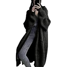 Womens Long Cardigan Sweaters Open Front Oversized Duster with Pocket for Women 2025 Fall Winter Knit Design Coats