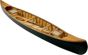Amazon | Midwest 981 インディアンガールカヌー 1:12 - 大型木製船
