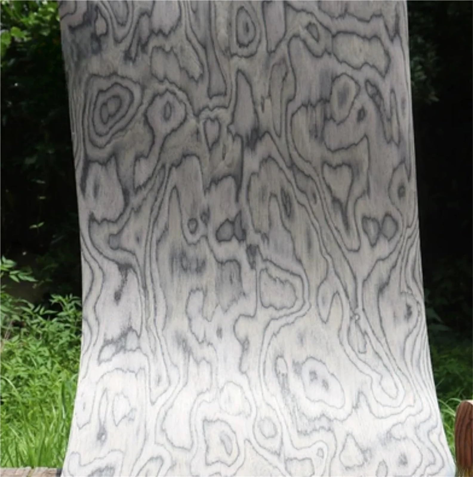 Arkusze z drewna rzemieślniczego, technologia drewna ziarna abstrakcyjny wzór fornir taśma naprawcza dł. 2,5 m szer. 580 mm T0,25 mm do mebli gitary samochodu dekoracja domu