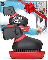 Vista 11 de OTOTO Barbudo (Beardy), Cepillo para lavar los platos y verduras de gnomo, regalos extravagantes, accesorios bonitos y divertidos de cocina