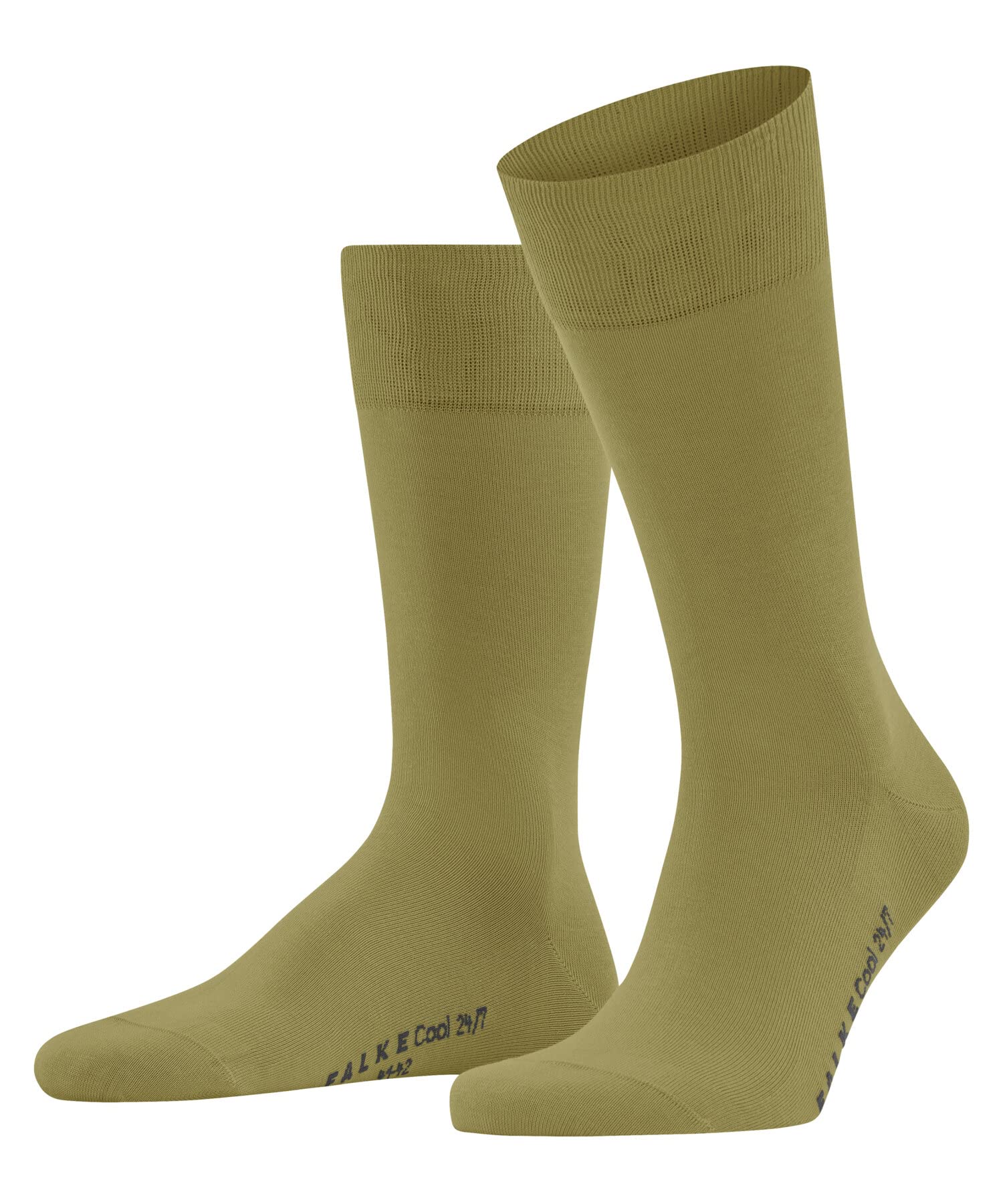 FALKE Herren Socken Cool 24/7, Baumwolle, 1 Paar, Grün (Olive 7298), 41-42