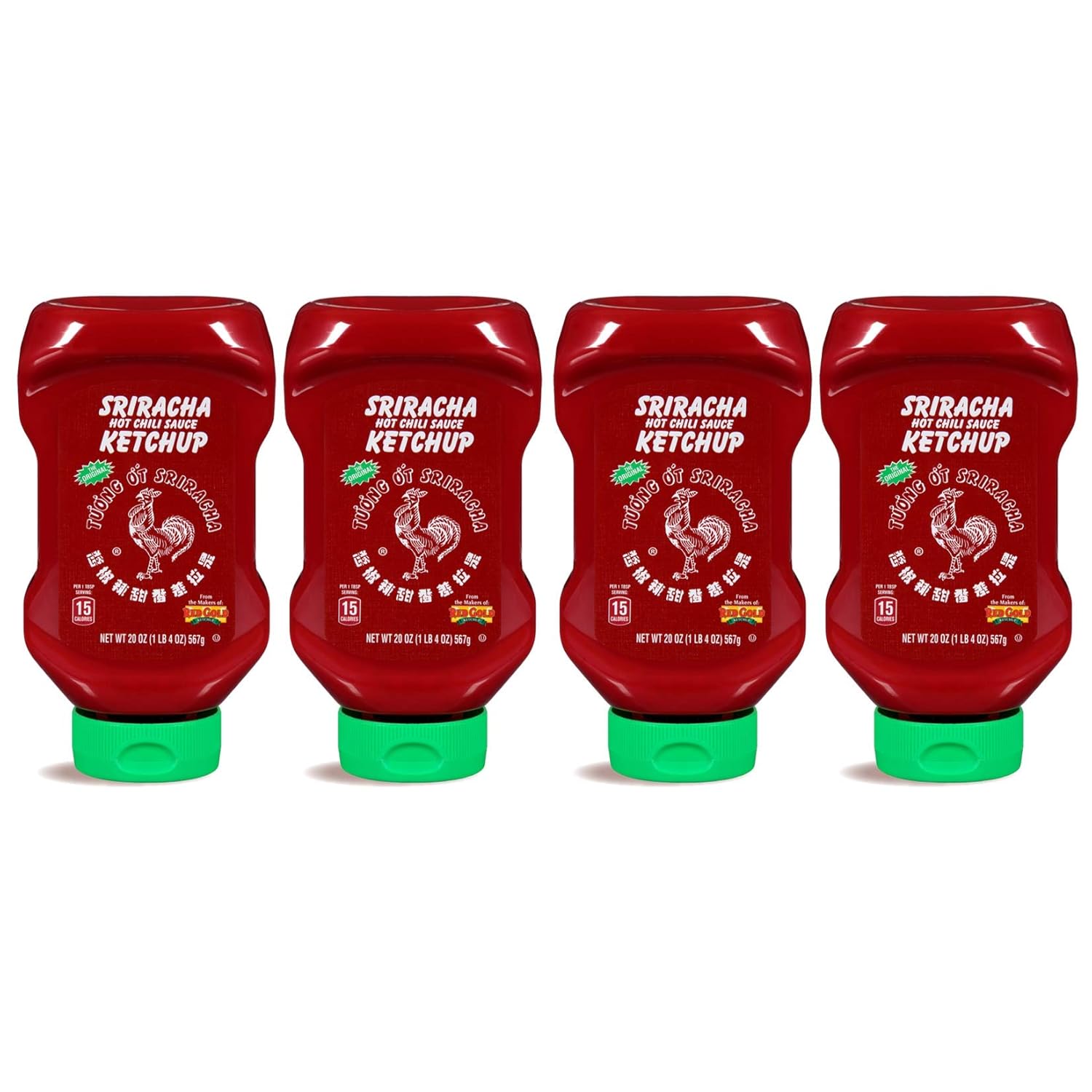 Huy Fong Hot Sriracha Chili Sauce Tomato Ketchup, Gluten