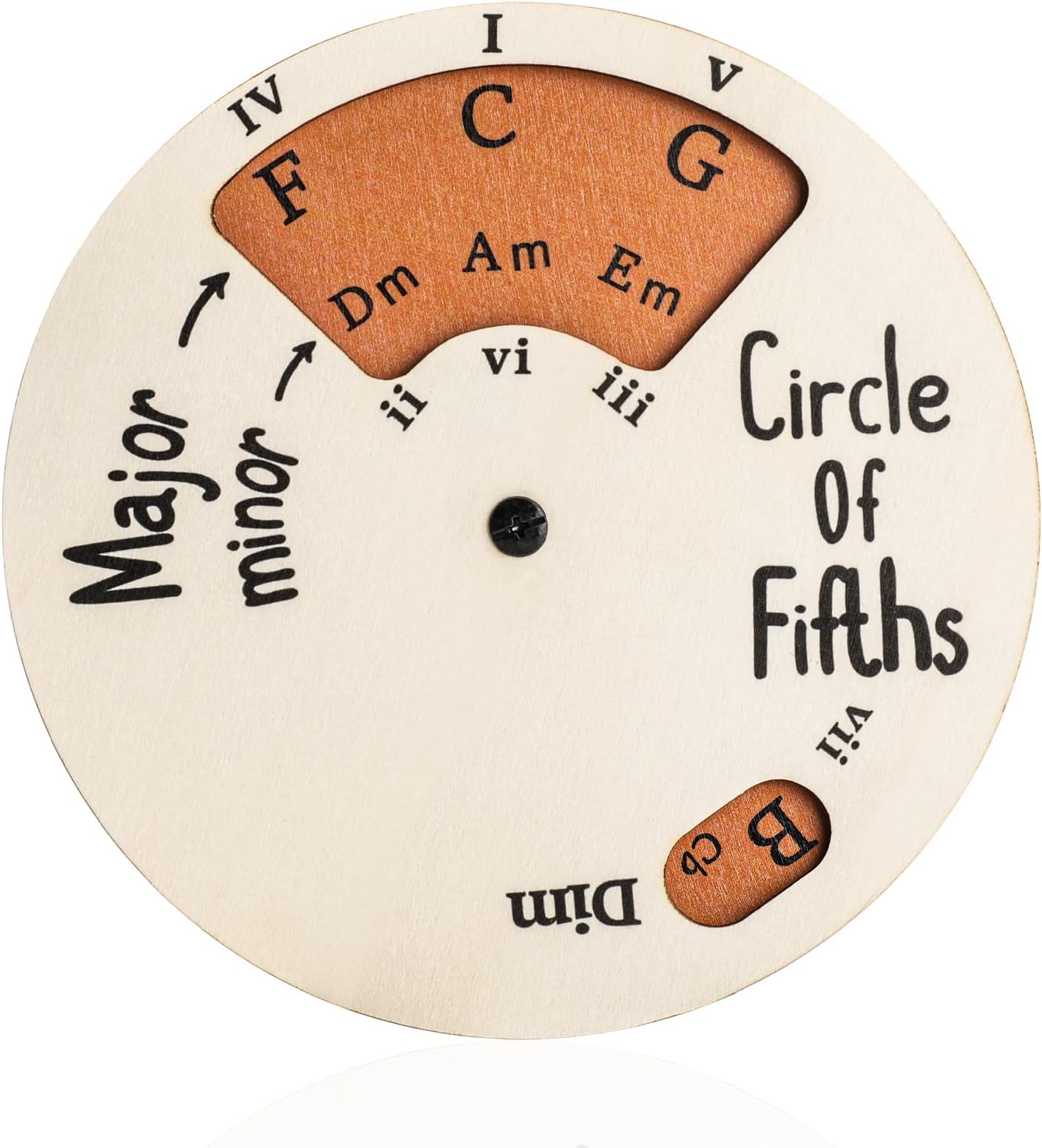 Wooden Melody Tool 6 3 Inches Circle Of Fifths Wheel | Desertcart INDIA