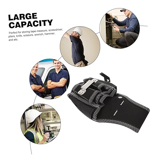 Miniatura 5 de Bolsa de electricista Cinturón de herramientas pequeño Clip ligero para destornillador Alicates Tijeras
