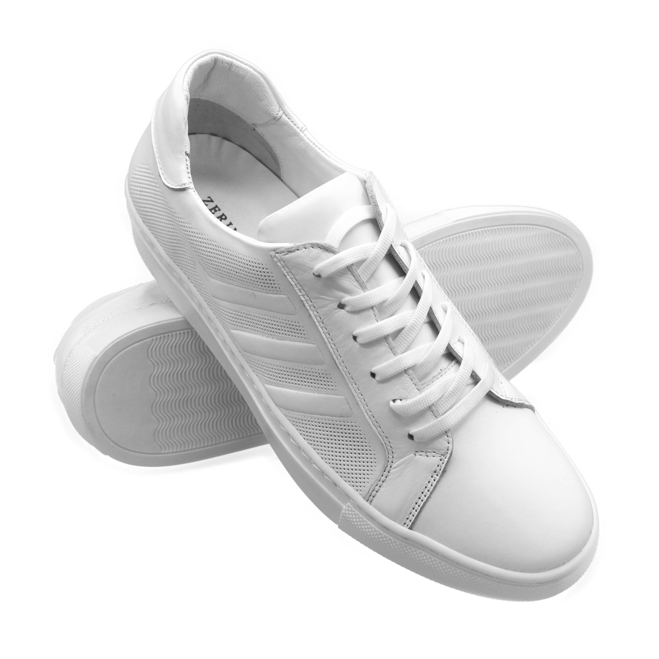 Zerimar Zapatillas Hombre de Piel - Zapatos Deportivos - Zapatos de Hombre - Zapatillas Hombre Casual - Deportivas Hombre Estilo Elegante y Confortable