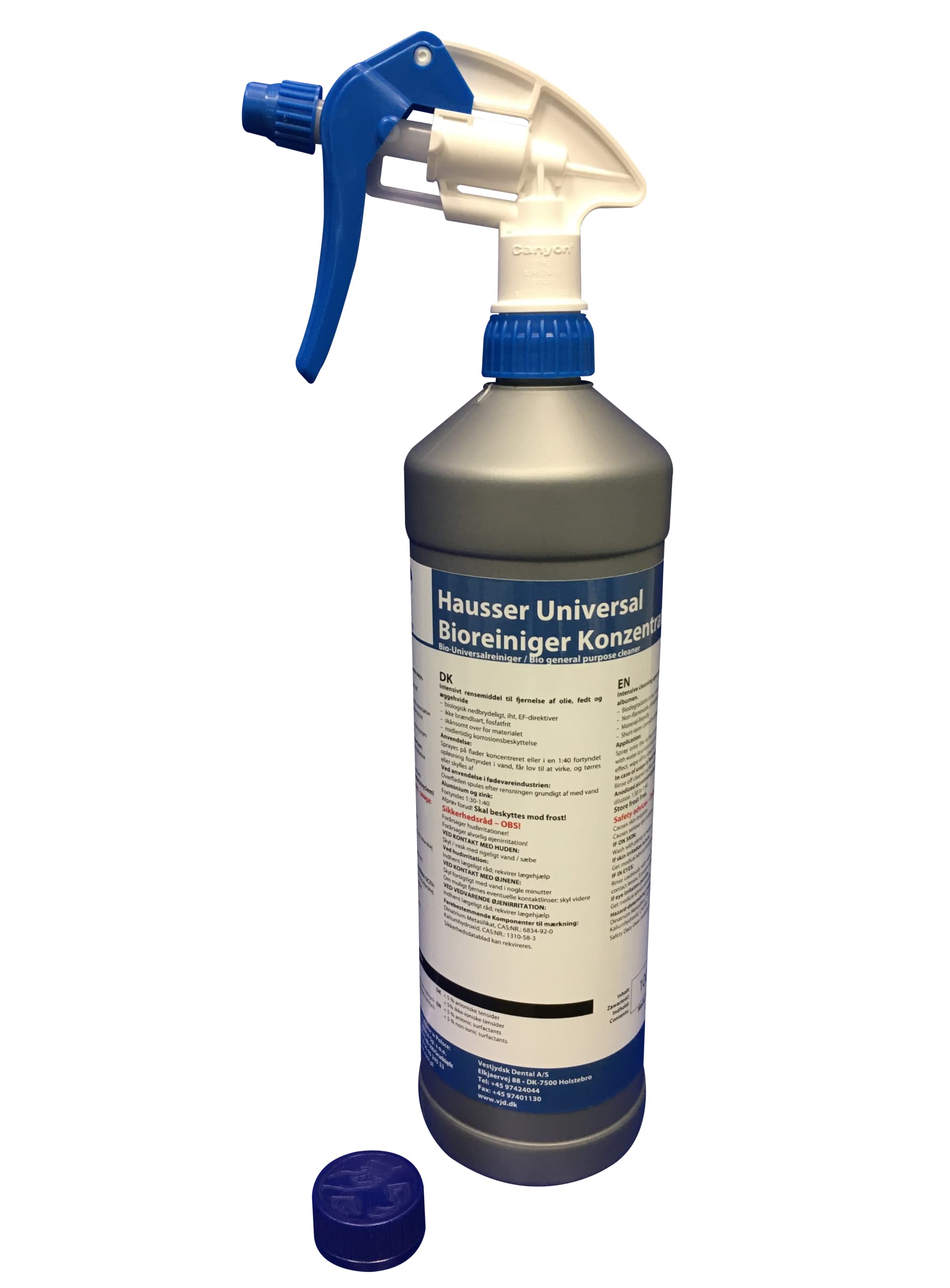 Hausser Universal Bioreiniger Konzentrat 3x 1000ml - Haus Auto Industrie alle Oberflächen - Reinigung und Entfettung von Oberflächen - BIOLOGISCHER Universal Reiniger (3)