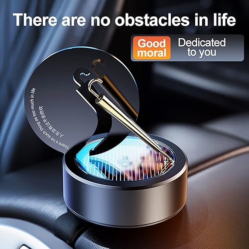 Miniatura 4 de Kwak's Ambientador solar para automóvil, divertido ambientador giratorio solar para automóvil, difusor de aceite esencial, aroma para decoración del