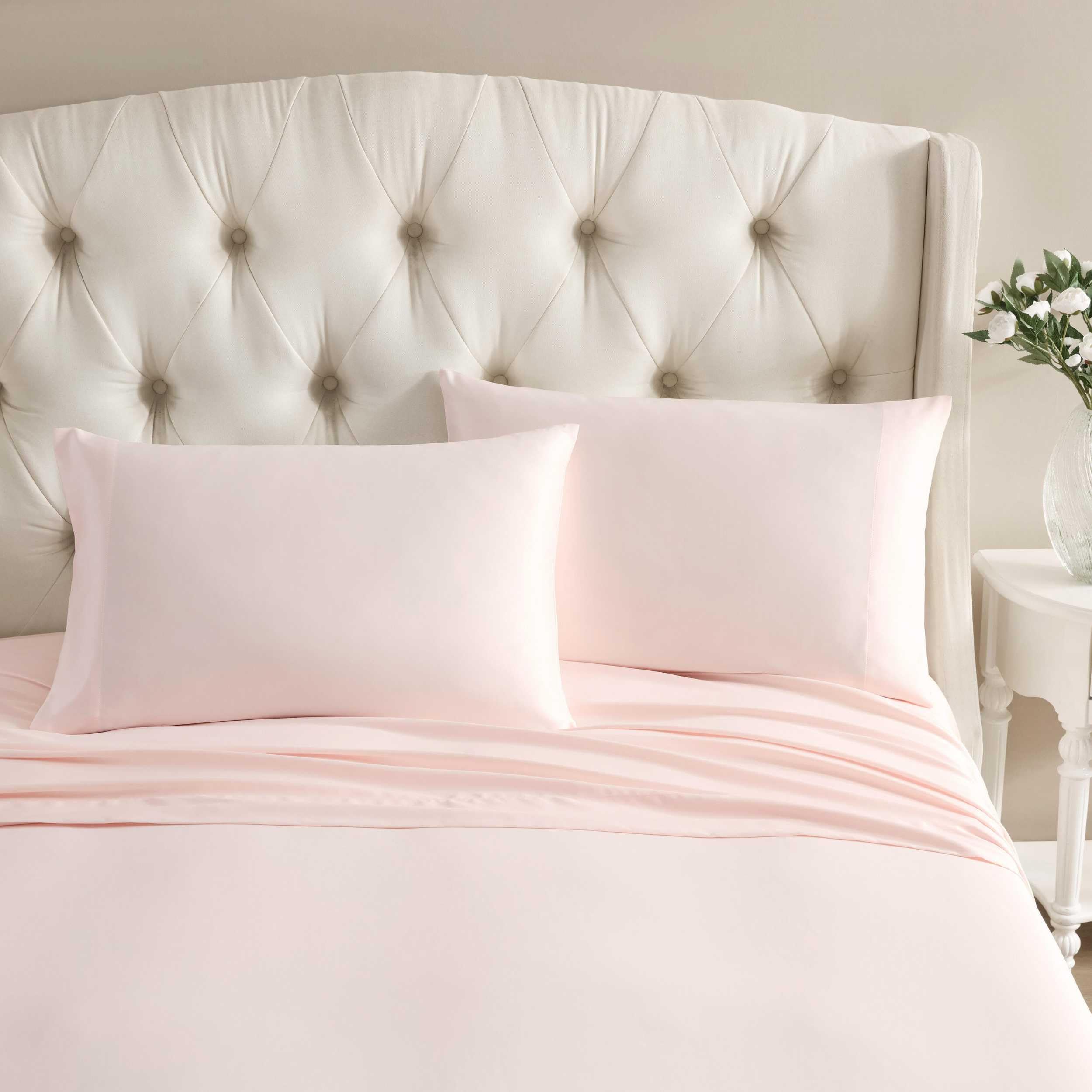 Amazon.com: Laura Ashley - Standard Satin Pillowcase Set, Silky