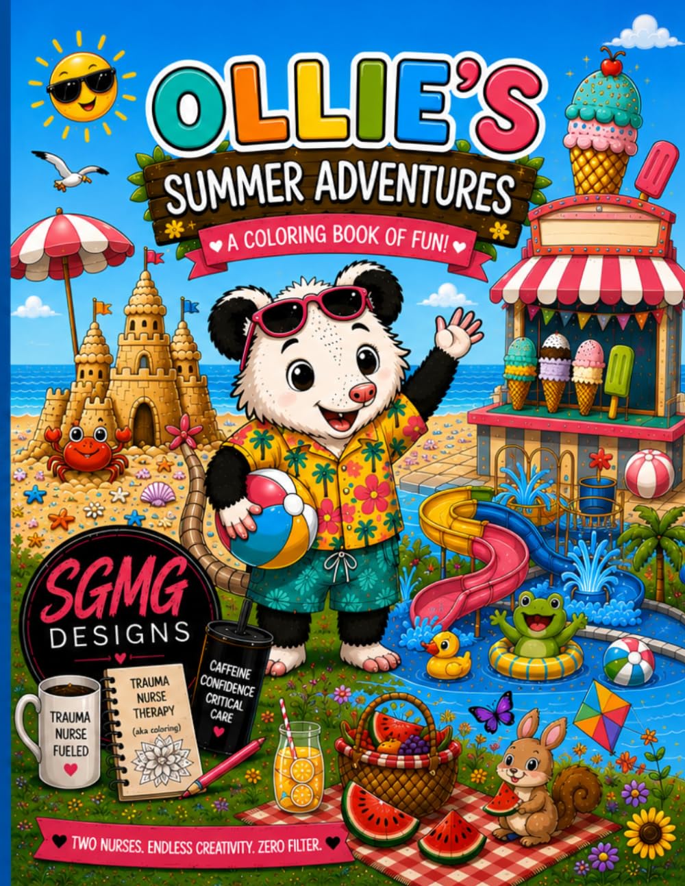 Ollie’s Summer Adventure (Ollie The Opossum)