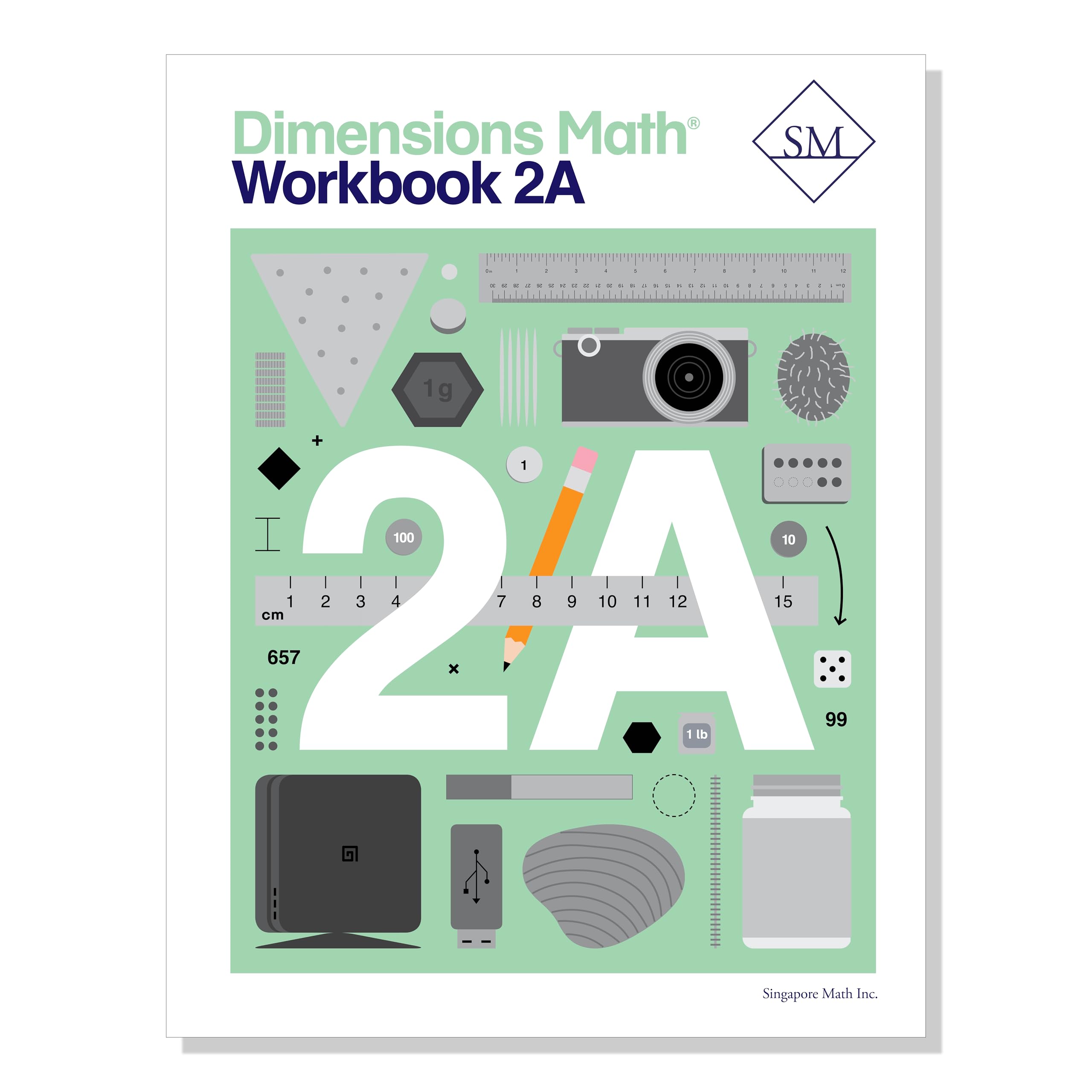 Dimensions Math Workbook 2A | Singapore Math Inc. [Paperback]