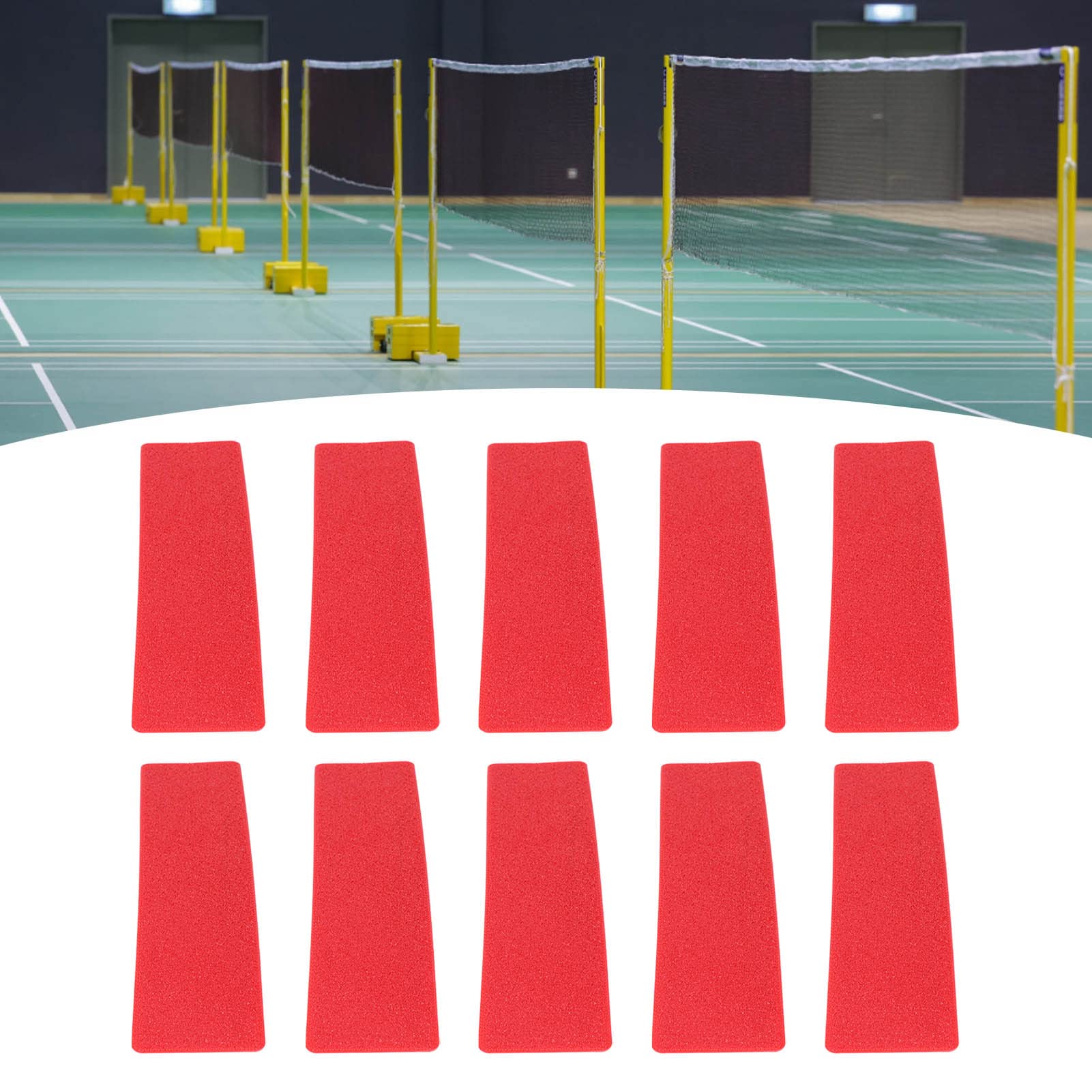 Socobeta Kit di Marcatori per Linee di Campo, Marcatori per Punti da Tennis Linea di Marcatura Multiuso per Campi da Pallacanestro da Calcio da Tennis Pickleball