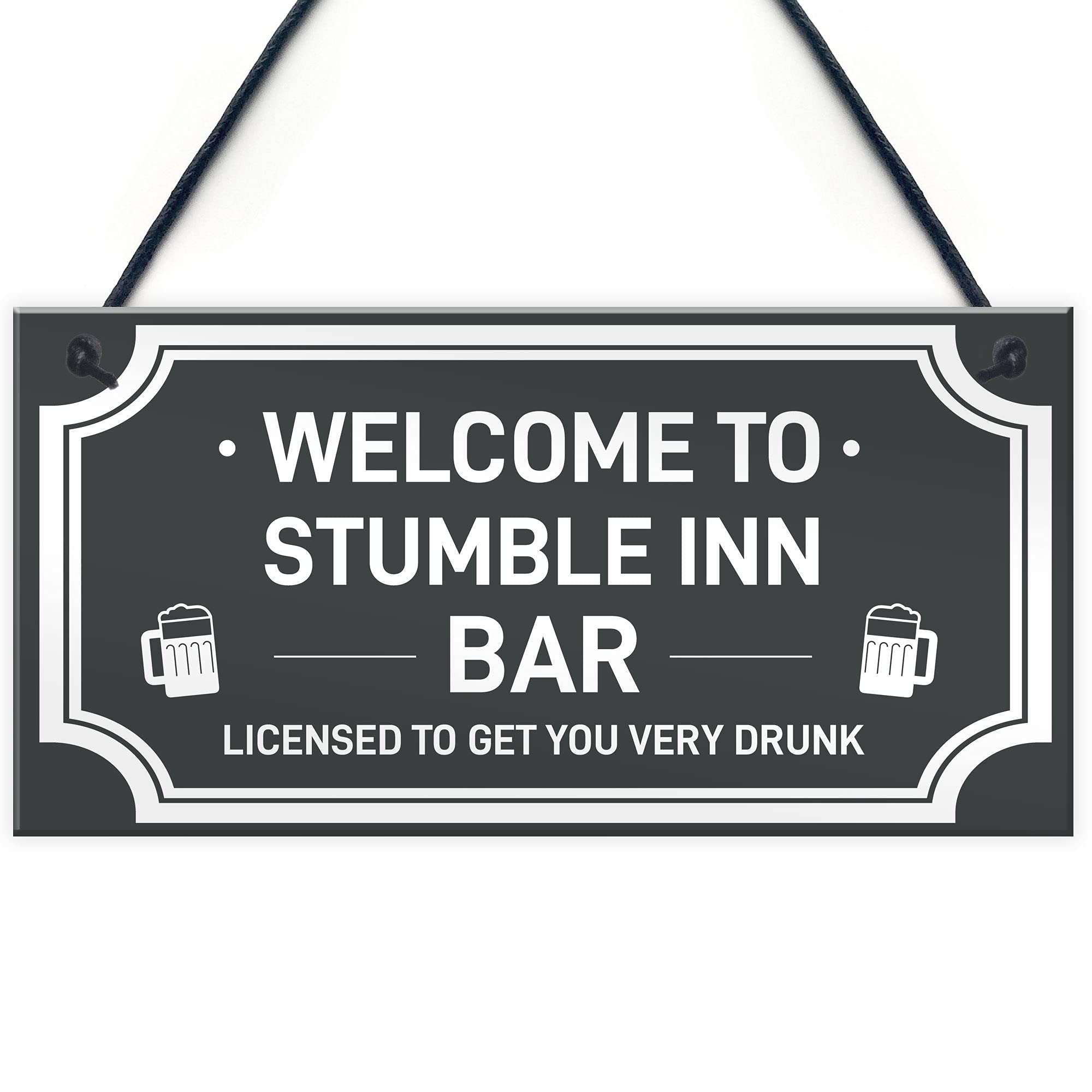 Funny Personalised Home Bar Sign For Bar Pub Man Cave License Sign Gift For Men