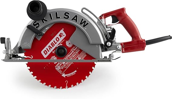 Skilsaw Magnesium Sawsquatch Worm Drive Circular Saw - 10 1/4in. 15 Amp, with Electric Brake, Model Number SPT70WM-22