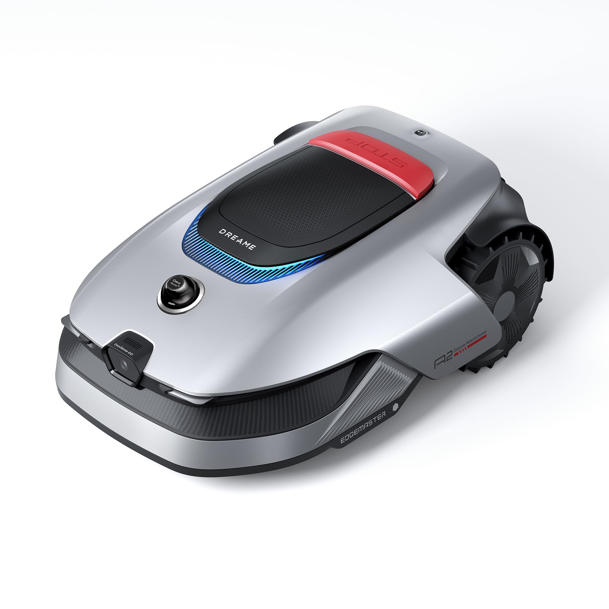DREAME A2 1200 Tondeuse robotisée – sans Fil, sans RTK, pour 1200 m², LiDAR 3D à 360° et Vision IA, capacité de montée Jusqu’à 50% (26,5°), Coupe de précision EdgeMaster de 5 cm