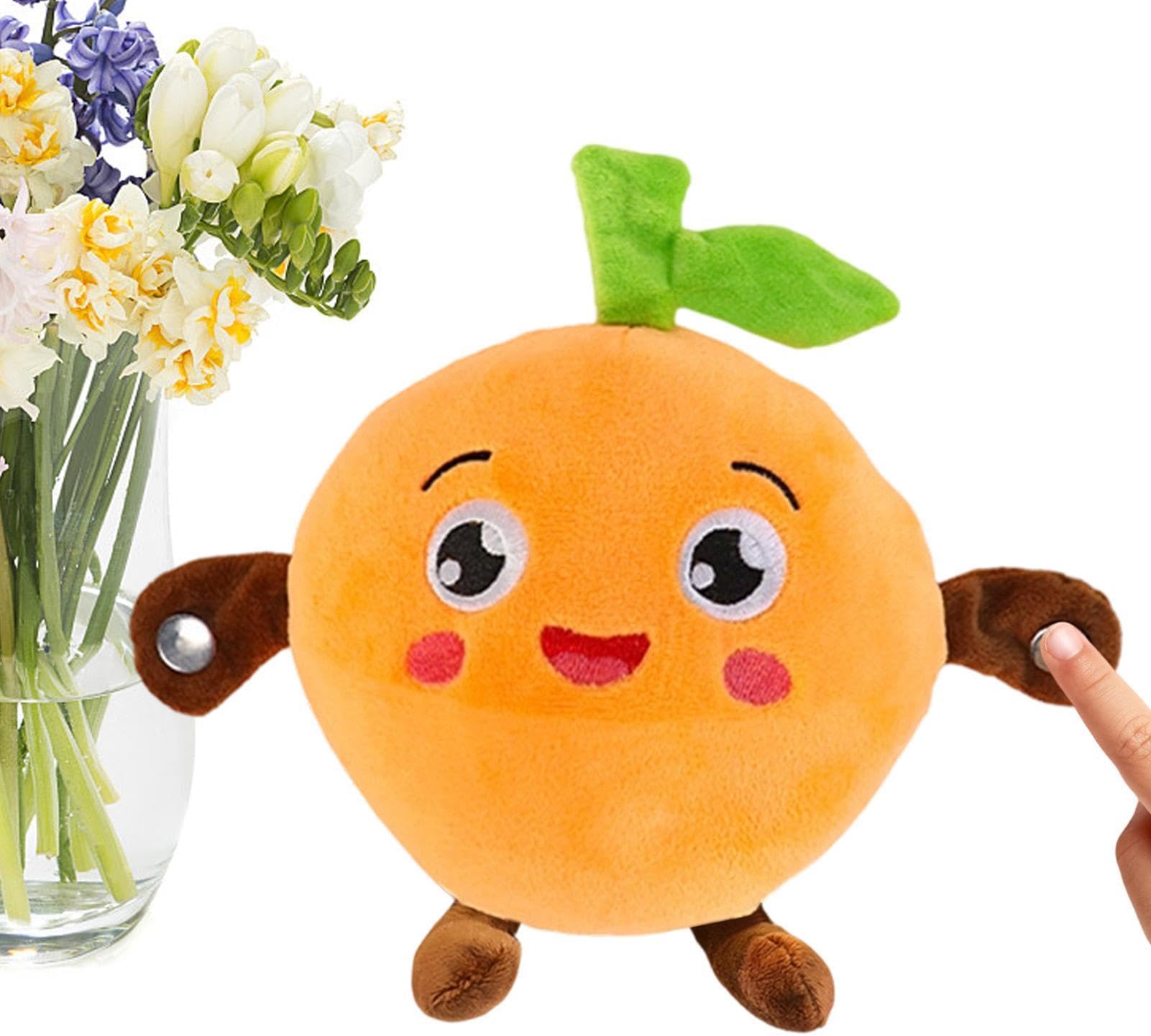 インタラクティブミュージックぬいぐるみ |子供向けタッチセンシティブソフトフルーツ音楽玩具、ビートピアノと歌の再生付き |教育的身体感覚リズムプレゼント子供向け早期教育、親子遊びの楽しみ