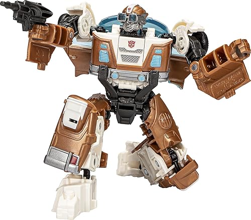 Miniatura 8 de Transformers Rise of The Beasts Deluxe Class Wheeljack Figure 12.5 cm