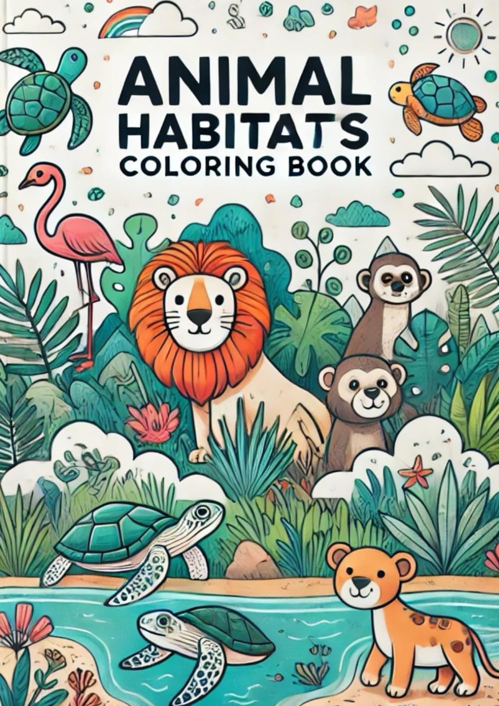 Learning Through Coloring: Animal Habitats Edition