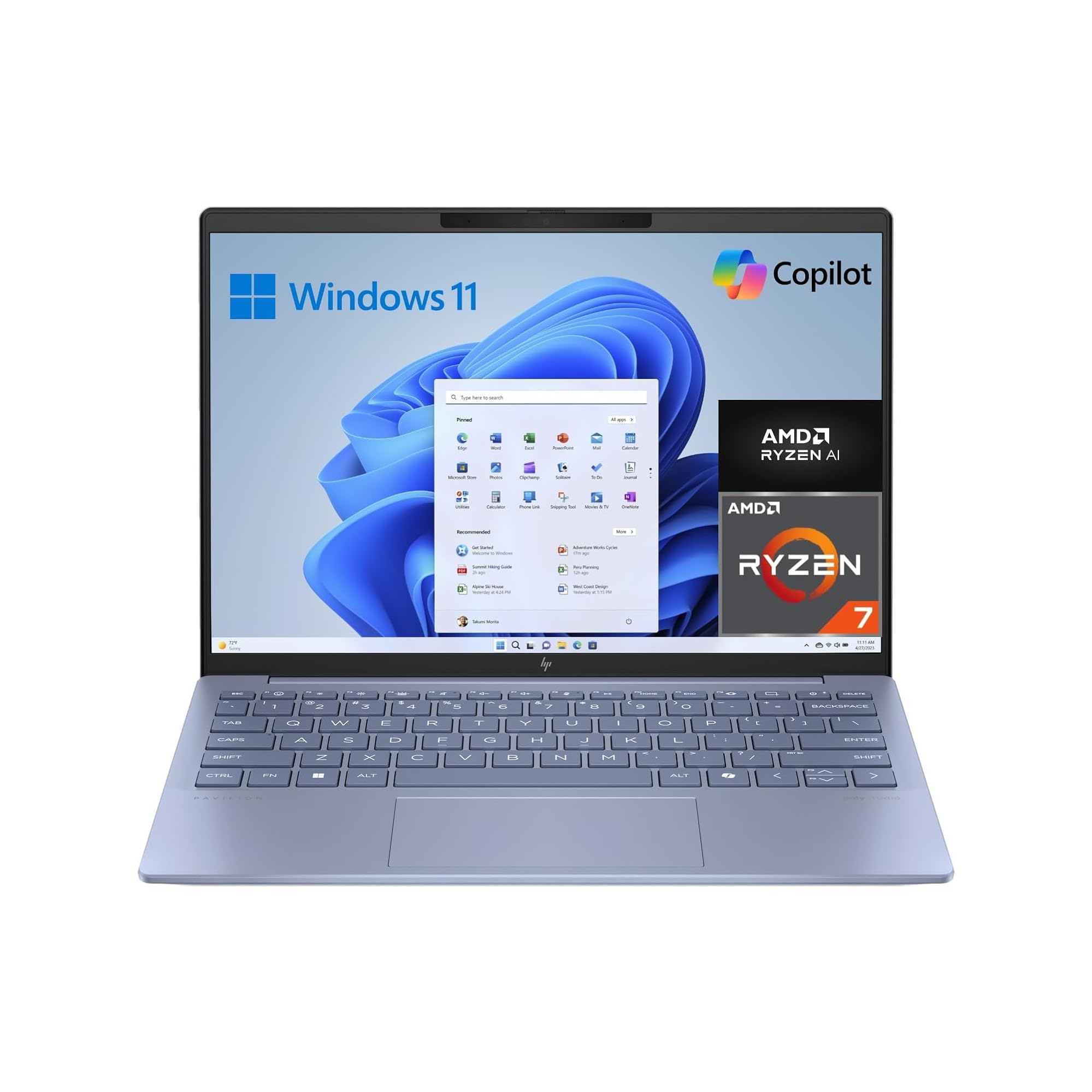 HP Pavilion Aero - Ordenador portátil Ultraligero de 13.3