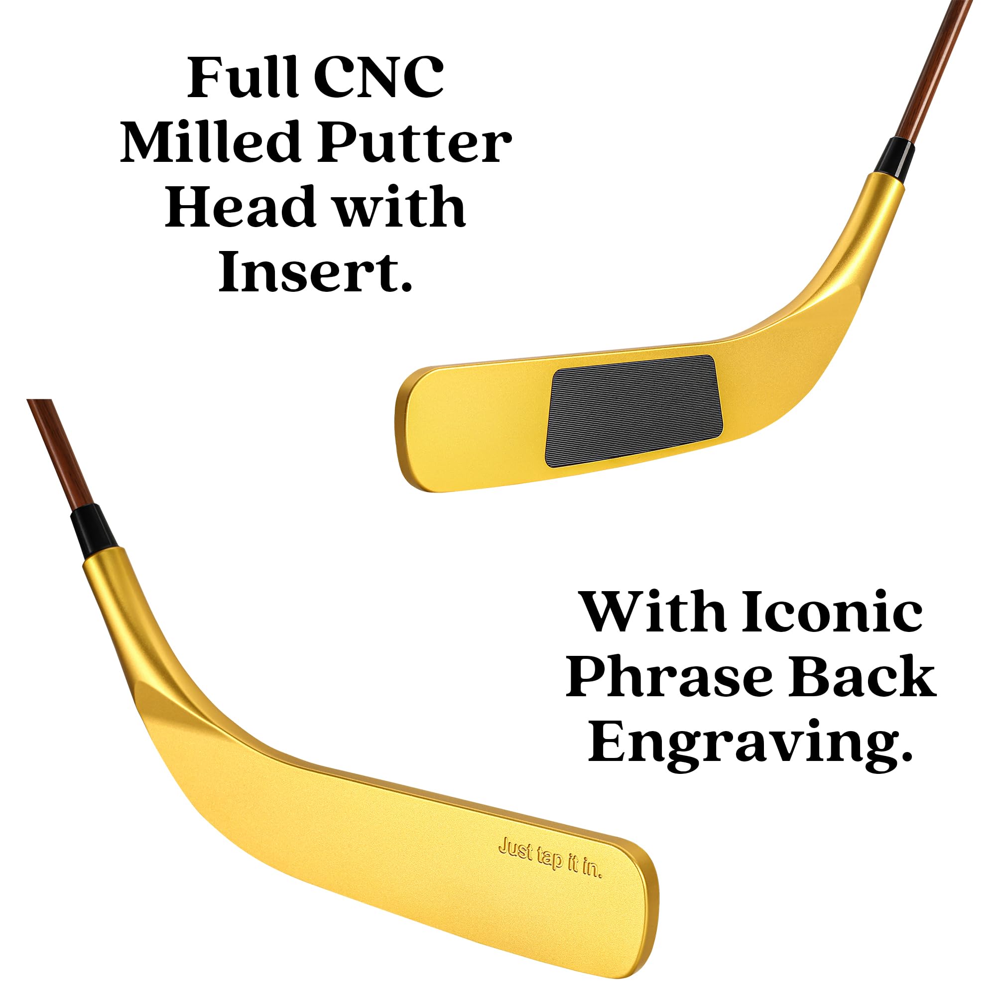 Amazon.com: ZEETY Golf Putter, CNC Milled Hockey Stick Style Blade  display picture 1