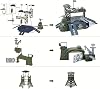 Tank Toys for Boys, Educational Battle Game | Play Figure Playset | Aircraft Play Map Collectible Toddler Man Battle Construction Adventure Birthday Christmas Party Holiday Outdoor