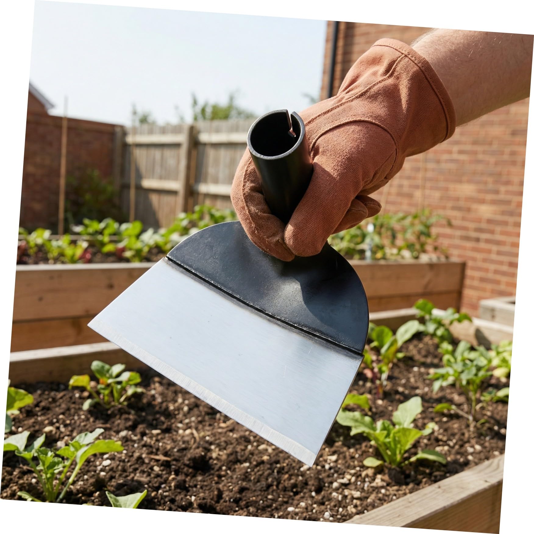 Houe de Jardin en Acier pour Jardiniers, sans Manche