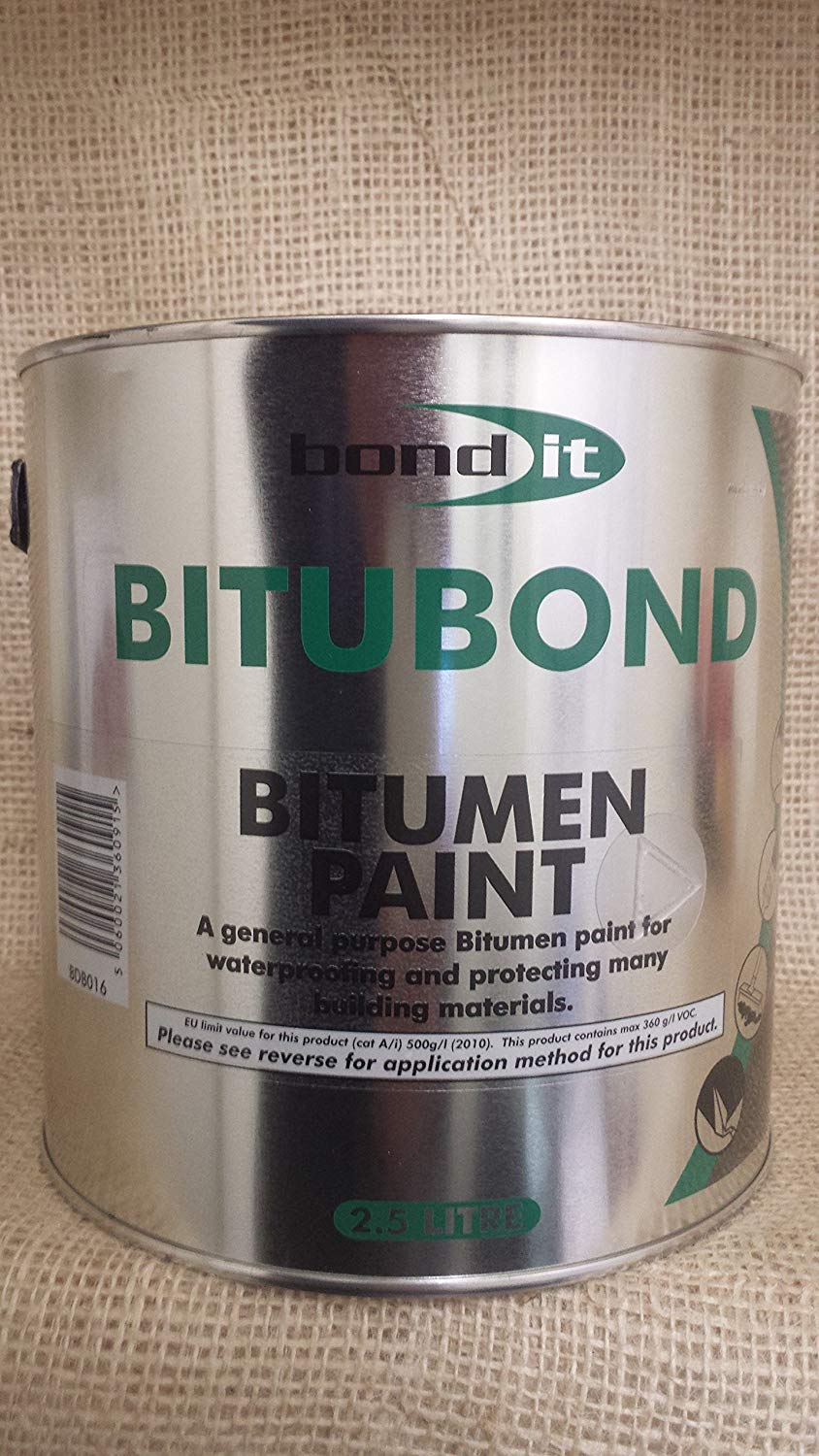 Buy BondIt Bitumen Paint 2.5 litre Solventbourne bituminous black
