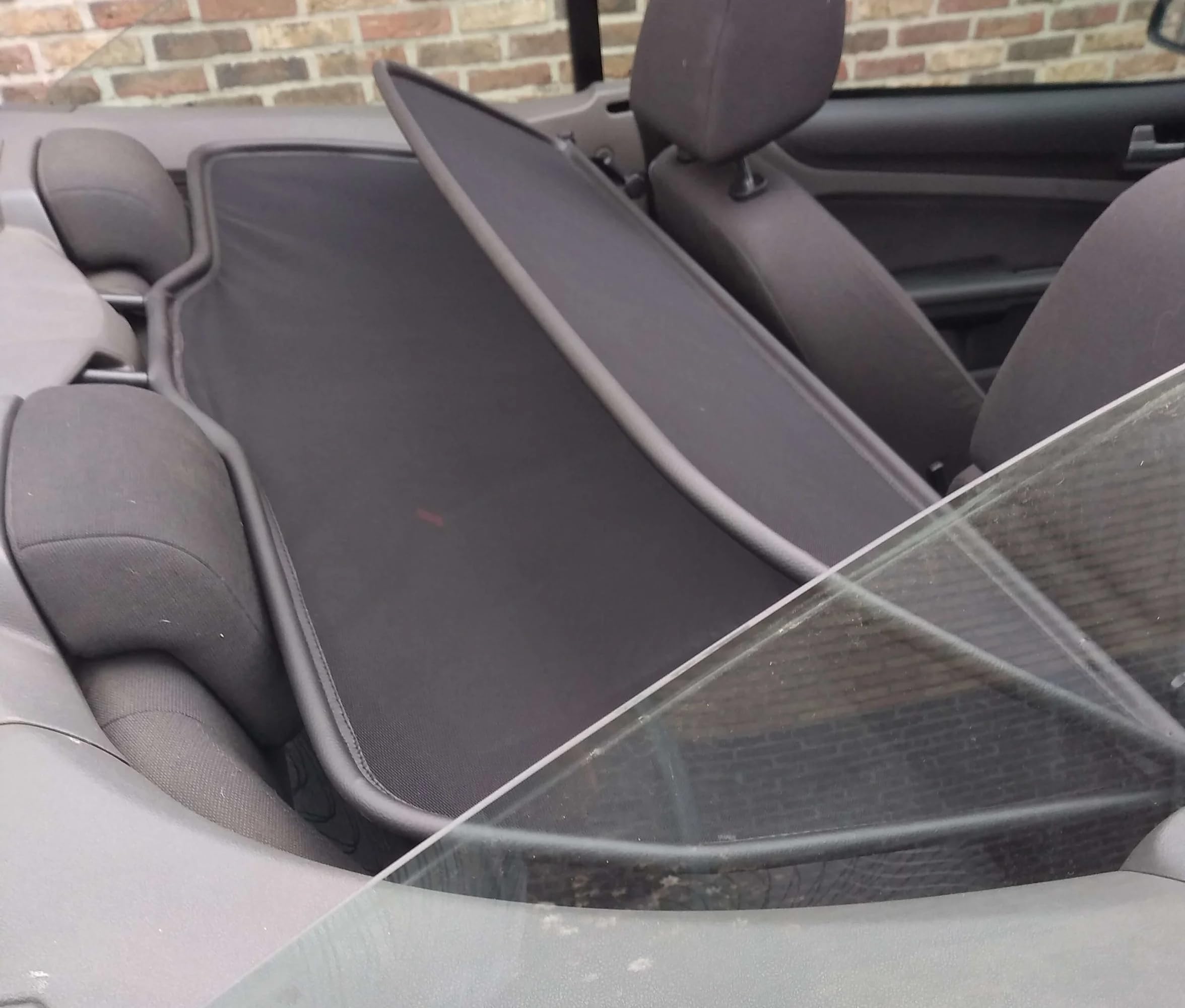 GermanTuningParts Windschott für Ford Focus II 2007-2015 Klappbar Schwarz Windabweiser
