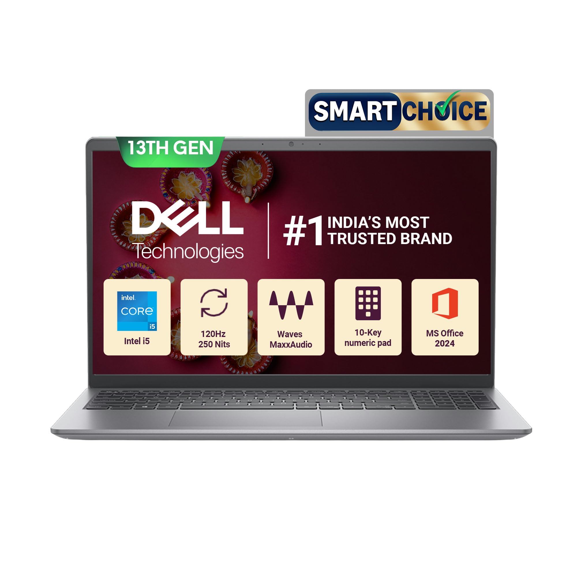 2023年6 月 美品 Dell 爆速 13世代 i5 16GB 新品 1TB Dell 15 Smart Choice (Previously Inspiron), 13th Gen Intel Core i5