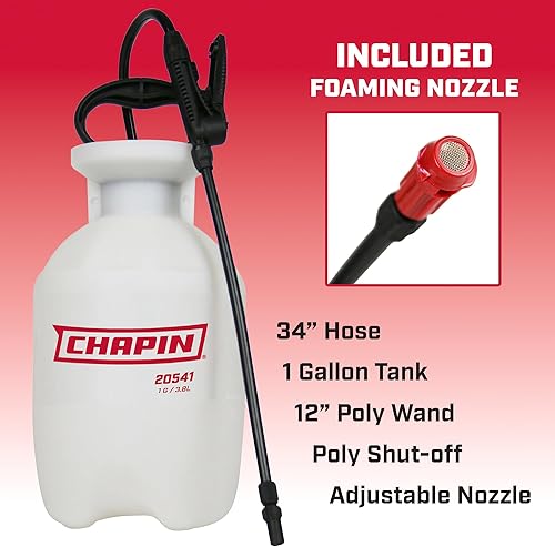 Miniatura 2 de Chapin International 22541, paquete económico, paquete de 2, pulverizador de 1 galón, paquete de 2, blanco translúcido