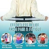 Vista 3 de Si Joint Belt for Women and Men, Breathable & Adjustable Sacroiliac Belt Sciatica Pain Relief Brace for Lower Back, Sacroiliac, Sciatic, Pelvic