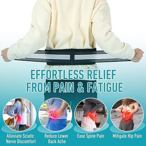 Miniatura 3 de Si - Cinturón para articulaciones para mujeres y hombres, transpirable y ajustable, cinturón sacroilíaco para aliviar el dolor de la ciática para la