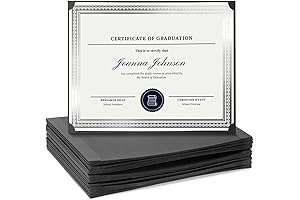 48-Pack Single-Sided Award Certificate Holders