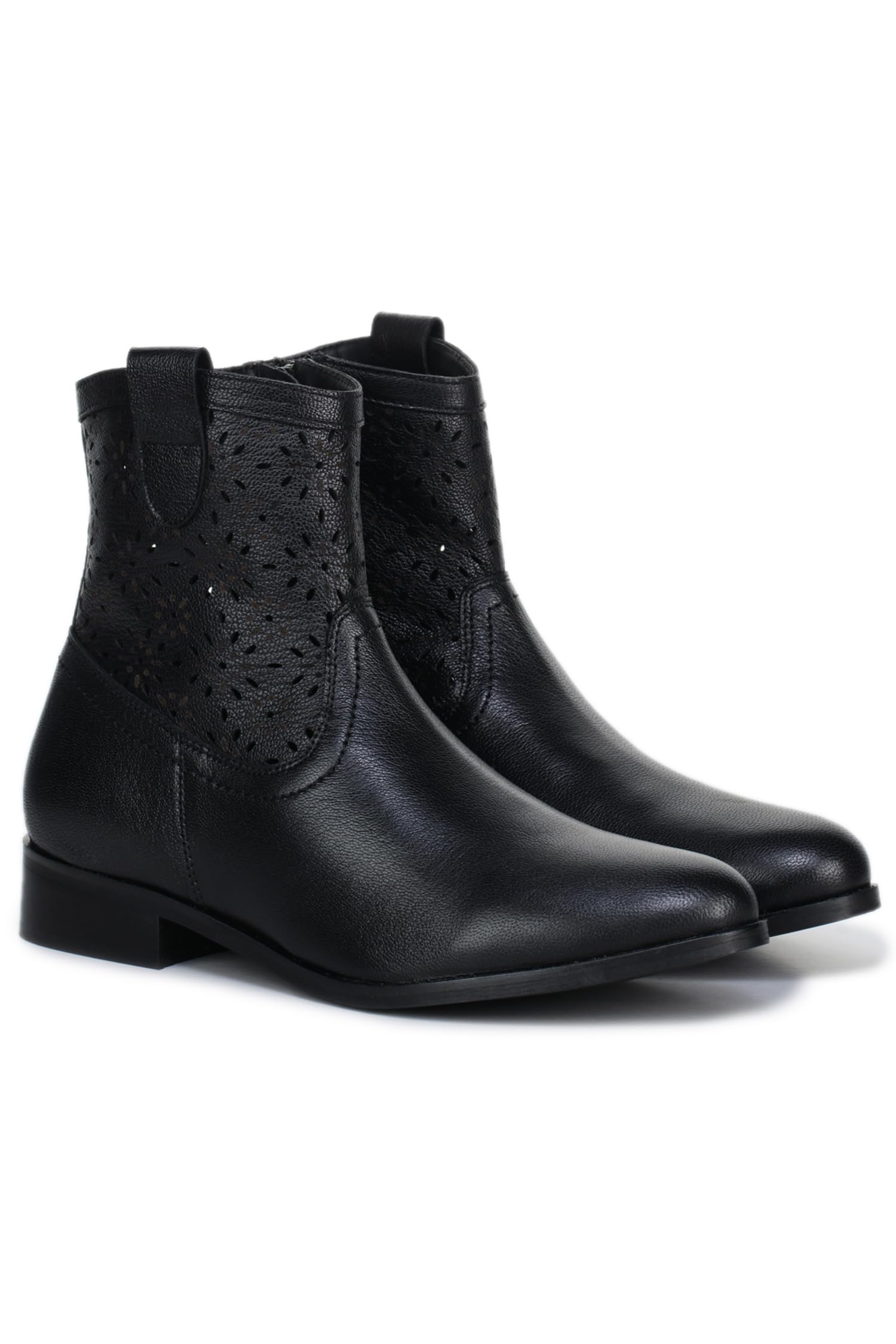 zoom shoes W2131 Women's Genuine Leather Chelsea Boots | Slip-On & Zip Design with Cushioned Insole | Durable, Comfortable & Trendy for Casual or Semi-Formal Wear-picture-10