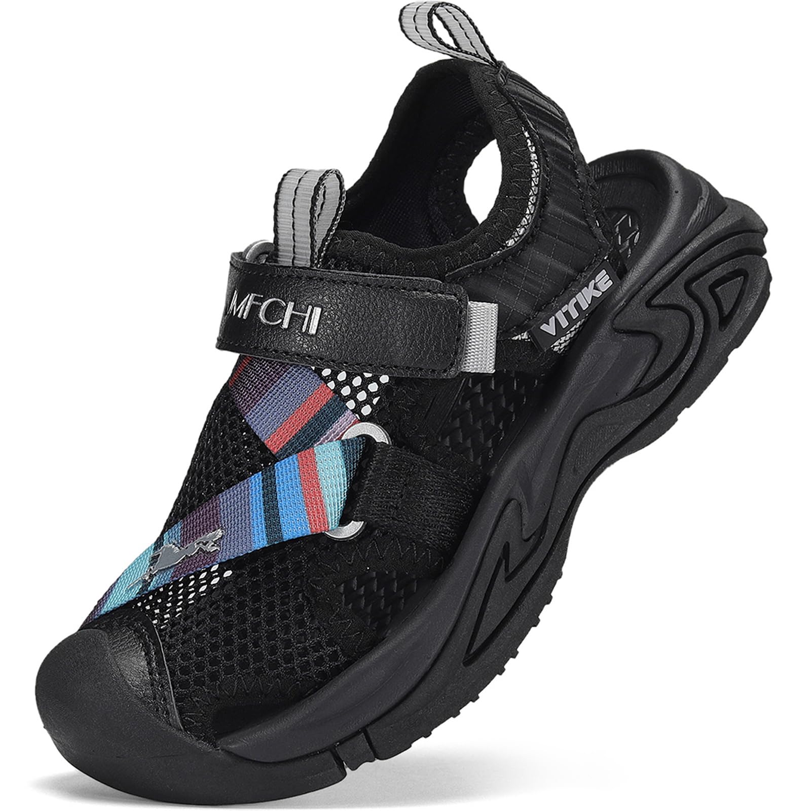 JMFCHI Sandalen Jungen Trekkingsandalen Kindersandale Geschlossene Mädchen Sommerschuhe Rutschfest Outdoor Sportsandalen