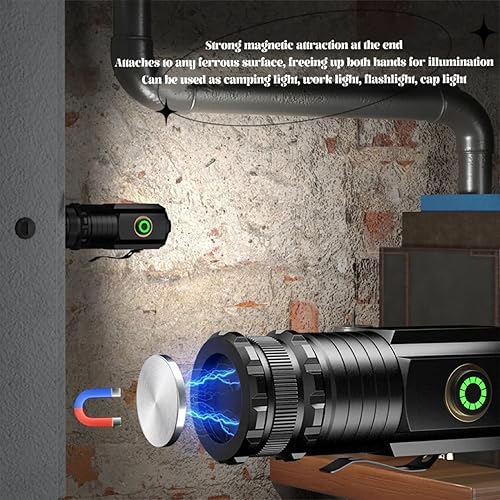 Miniatura 5 de UFUNAY Linterna mini flash súper potencia, luz de bolsillo súper brillante, linterna EDC impermeable con clip de bolsillo, mini linterna EDC para