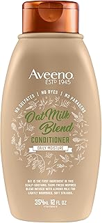 Sponsored Ad - Aveeno Farm-Fresh Oat Milk Sulfate-Free Conditioner with Colloidal Oatmeal & Almond Milk, Scalp Soothing & ...