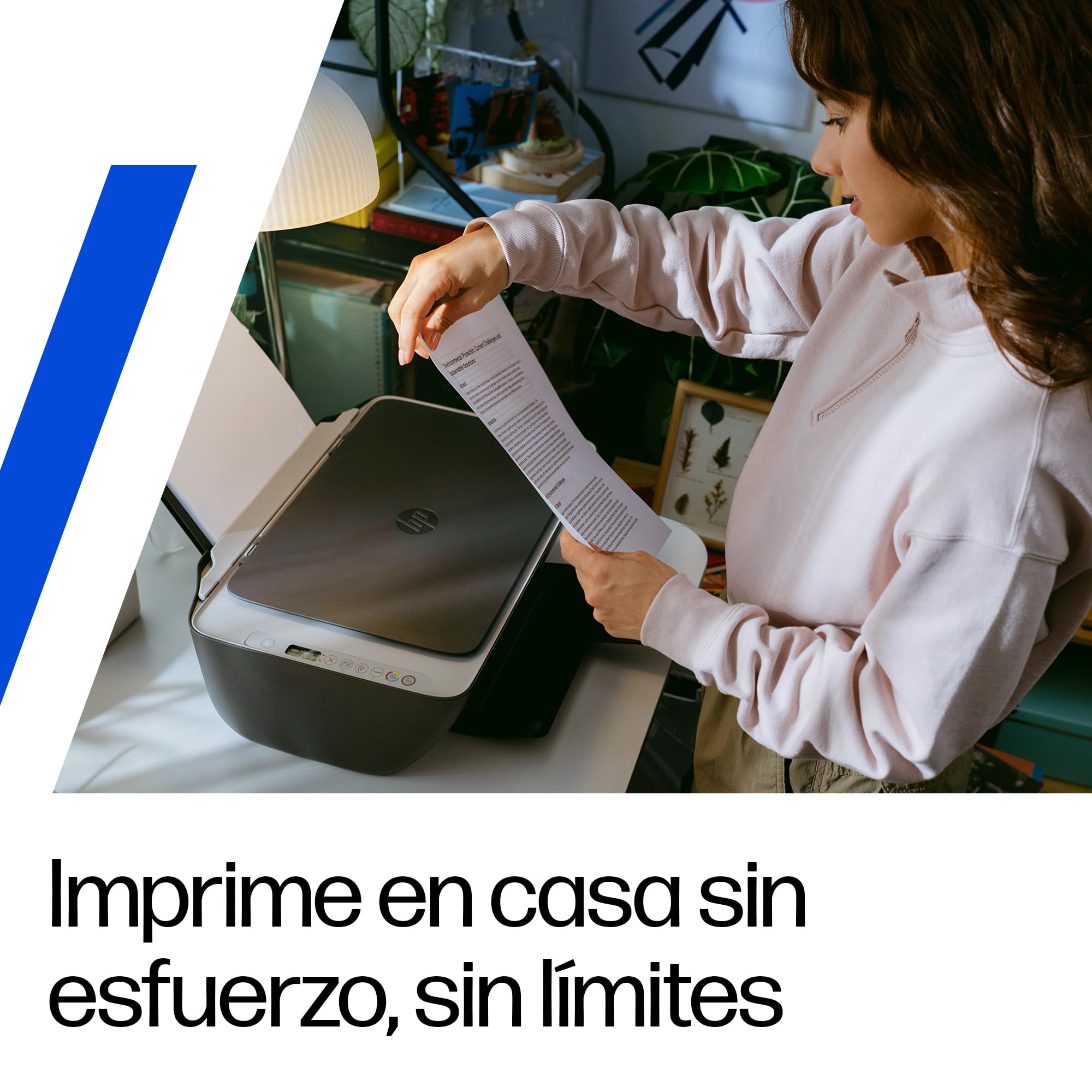 HP DeskJet 2920 Impresora Multifunción Inyección Tinta Color Inalámbrica Wi-Fi Doble Banda Negro