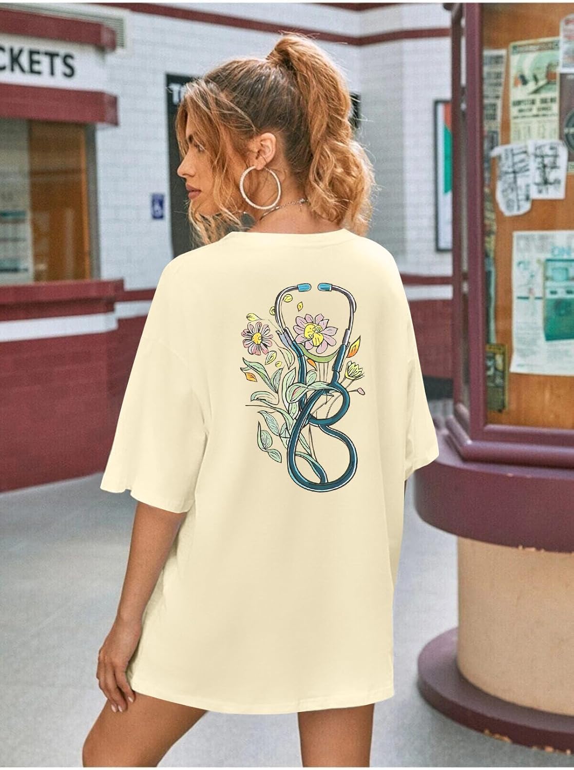 Nurse Shirt Nurse Life Shirts Nursing Student School Nurses Week Nurse Day Gift Casual Short Sleeve Tops - Image 4