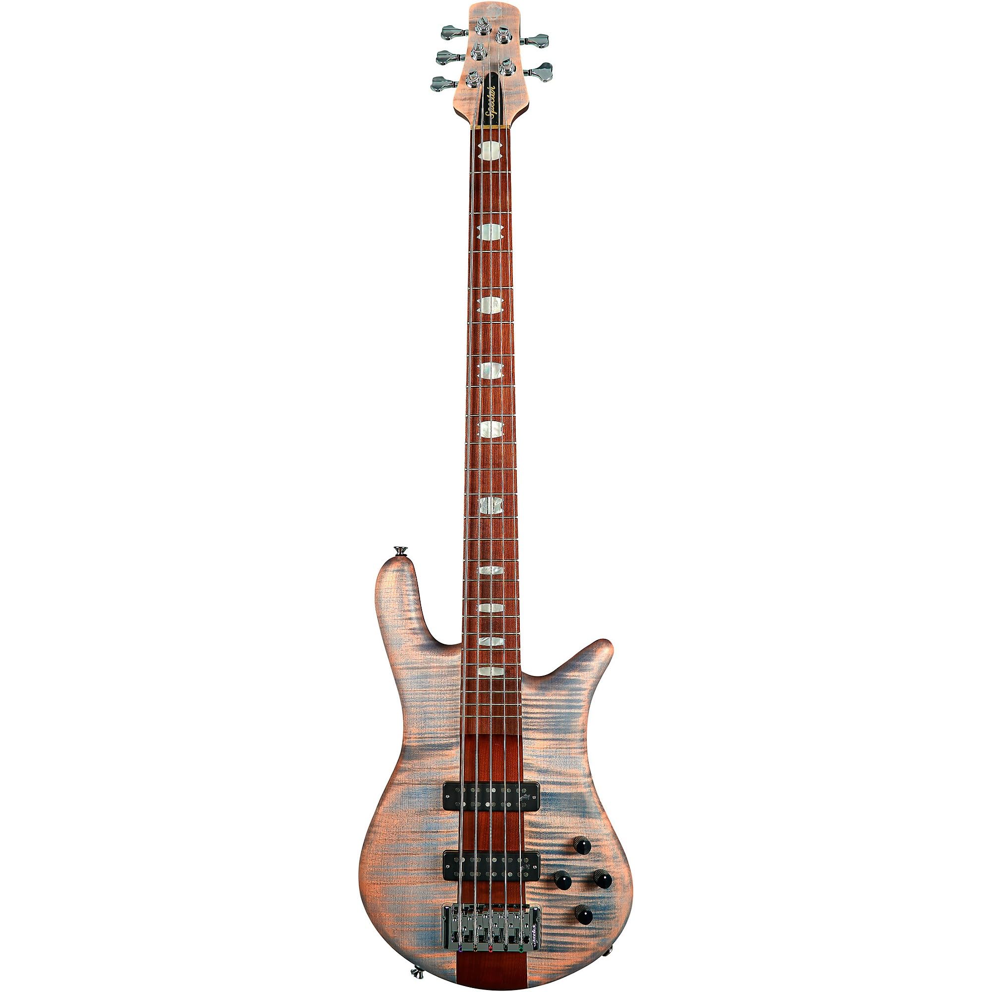 Spector Euro 5 RST 5 String Bass Guitar – Sundown Glow, Orange Crush Bass 50 (Orange), ErnieBall P06081 Bundle