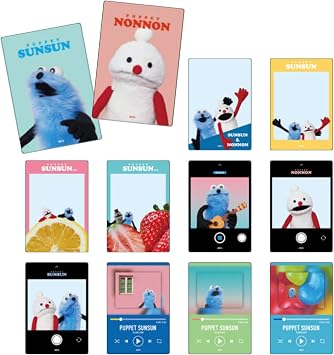 Papa To Son Sung Trading Clear Cards, Random Set of 3
